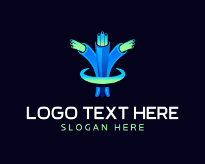 Transmission - Electrical Cable Network logo design