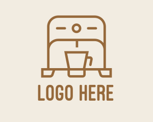 Latte - Barista Coffee Machine logo design