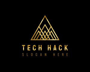 Pyramid Luxury Tech logo design