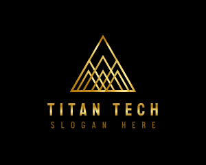 Pyramid Luxury Tech logo design