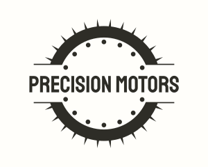 Mechanics - Spike Gear Mechanical Badge logo design