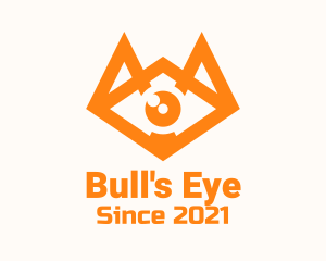 Orange Eye Fox logo design