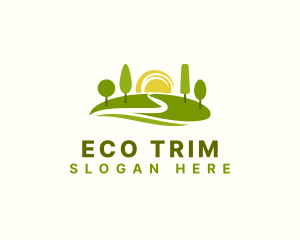 Eco Park Trees logo design