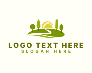 Eco - Eco Park Trees logo design