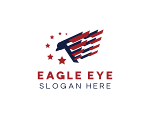 American Patriot Eagle logo design