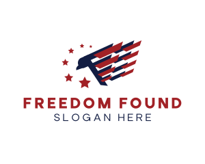 Independence - American Patriot Eagle logo design
