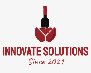 Wine Tasting - Wine Liquor Bottle logo design