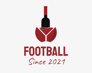 Cocktail - Wine Liquor Bottle logo design