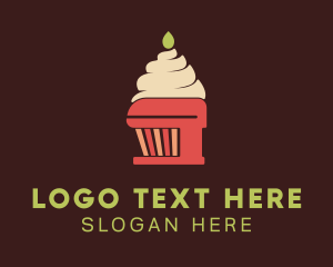 Bread - Baker Cupcake Mixer logo design