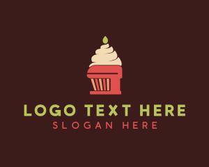 Dessert - Baker Cupcake Mixer logo design