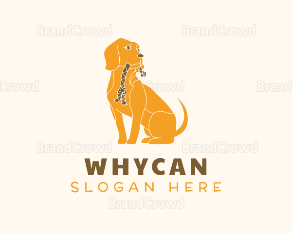 Dog Toy Pet Care Logo