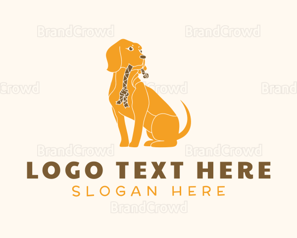 Dog Toy Pet Care Logo