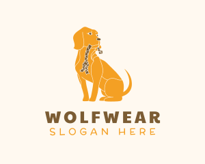 Dog Toy Pet Care Logo