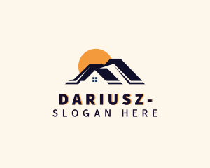 House - Residential Home Roofing logo design