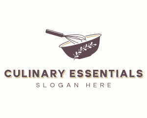 Culinary Bakery Whisk logo design