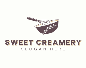 Culinary Bakery Whisk logo design