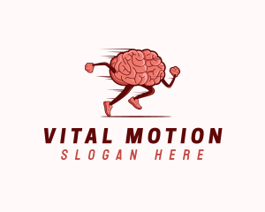 Active - Running Active Brain logo design