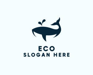 Aquatic - Whale Marine Aquarium logo design