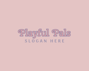 Cute Playful Chic logo design