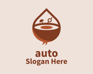 Brown Coconut Drink  Logo