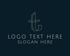 Monoline - Elegant Boutique Letter T logo design