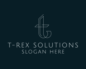 Elegant Boutique Letter T logo design