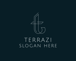 Elegant Boutique Letter T logo design