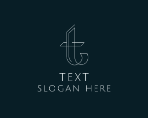 Elegant Boutique Letter T logo design