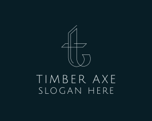 Elegant Boutique Letter T logo design