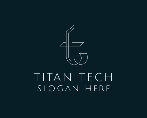 Elegant Boutique Letter T logo design