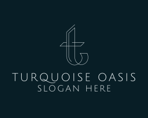 Elegant Boutique Letter T logo design