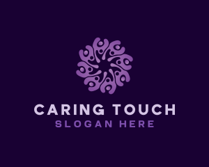 Caregiver - Community Volunteer Foundation logo design