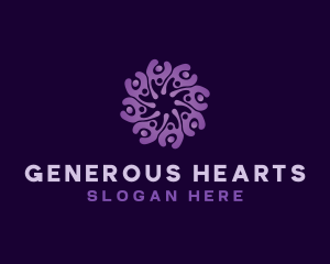 Giving - Community Volunteer Foundation logo design