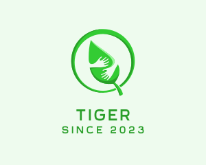 Hand - Natural Leaf Environmentalist logo design