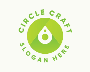 Herbal Drink Droplet logo design