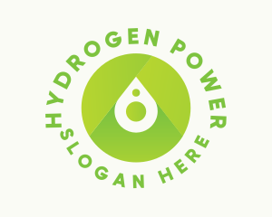 Hydrogen - Herbal Drink Droplet logo design