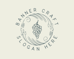 Natural Grapes Winery logo design