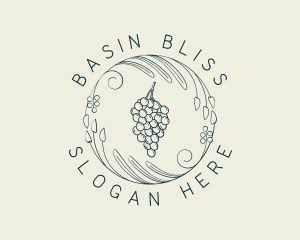 Natural Grapes Winery logo design