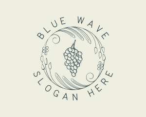 Natural Grapes Winery logo design