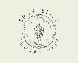 Natural Grapes Winery logo design