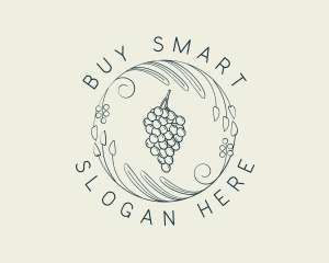 Natural Grapes Winery logo design