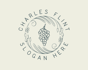 Natural Grapes Winery logo design