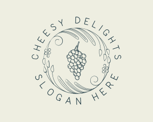 Natural Grapes Winery logo design