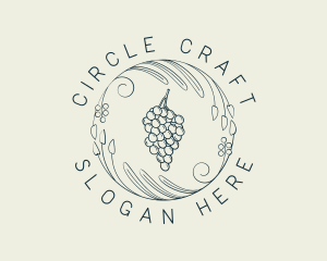 Natural Grapes Winery logo design