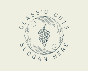 Natural Grapes Winery logo design