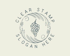 Natural Grapes Winery logo design