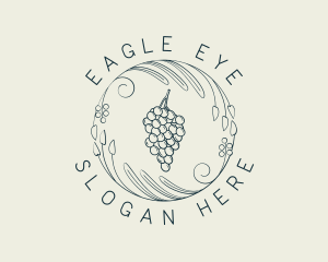 Natural Grapes Winery logo design