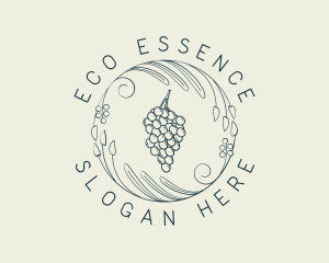 Natural - Natural Grapes Winery logo design