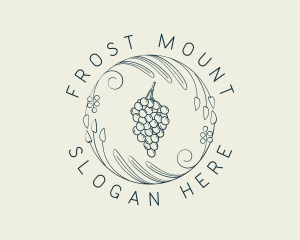 Natural Grapes Winery logo design