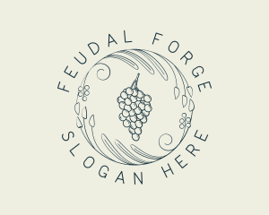 Natural Grapes Winery logo design